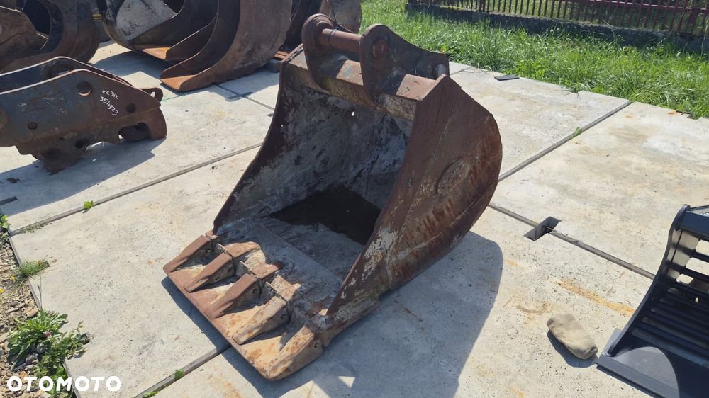 Łyżka 90cm złącze Miller 65mm lemiesz do koparki koparka do kopania sworzeń sworznie 100, 80 - 1