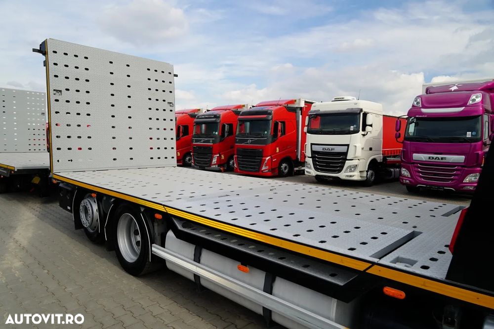 DAF XF 480 / TANDEM CARRIER KIT / 15,6 M / SSC / TRAVERSE / HYDRAULIC RANGE / RADIO CONTROL / WINCH / LIFTING AXLE / PARKING AIR CONDITIONING / WECON - 11