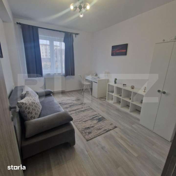 Apartament nou cu 3 camere, 2 bai -76 mp, decomandat, cu balcon -Trac — fotografia 3