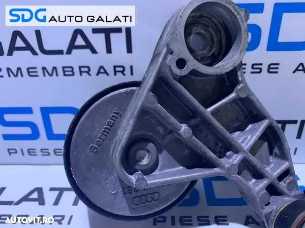 Suport Rola Intinzatoare Curea Alternator Telescop Amortizor Volkswagen Passat B5.5 2.5TDI V6 2001 - 2005 Cod 059145283A - 3