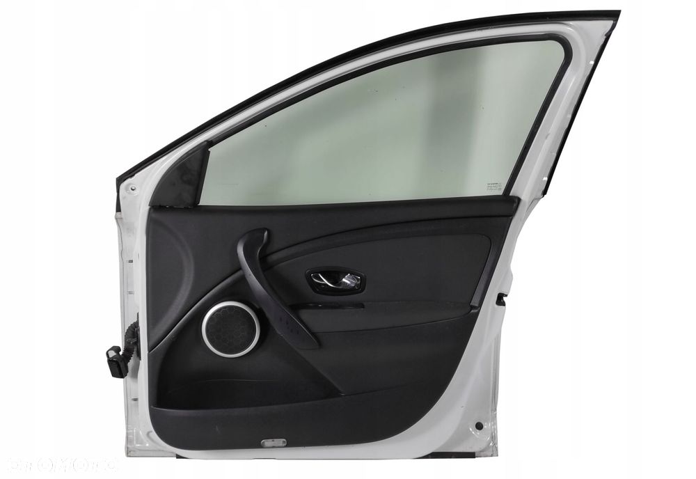 renault megane iii drzwi prawy przód kombi biała perła teqnc - 5