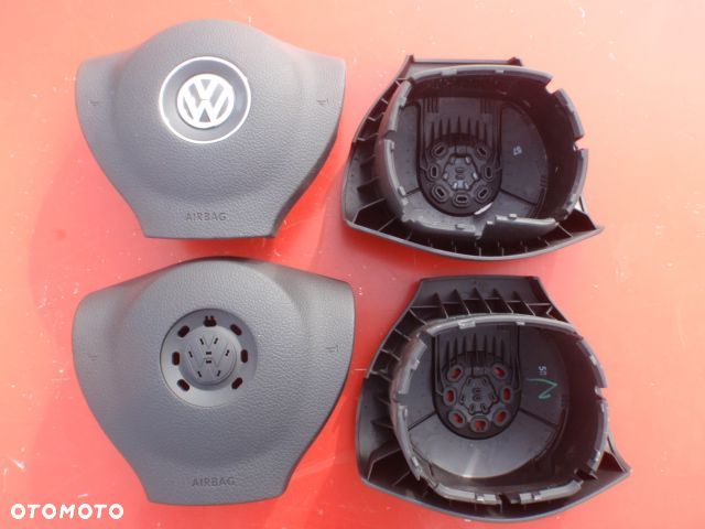 VW POLO GOLF EOS CADDY SCIROCCO TOURAN TAIGO T-ROC TIGUAN PASSAT ARTEON SPORTSVAN SHARAN TOUAREG AMAROK JETTA CRAFTER TRANSPORTER MULTIVAN CARAVELLE T5 T6 T-CROSS ID3 ID4 ID5 ZAŚLEPKA AIRBAG COVER - 6