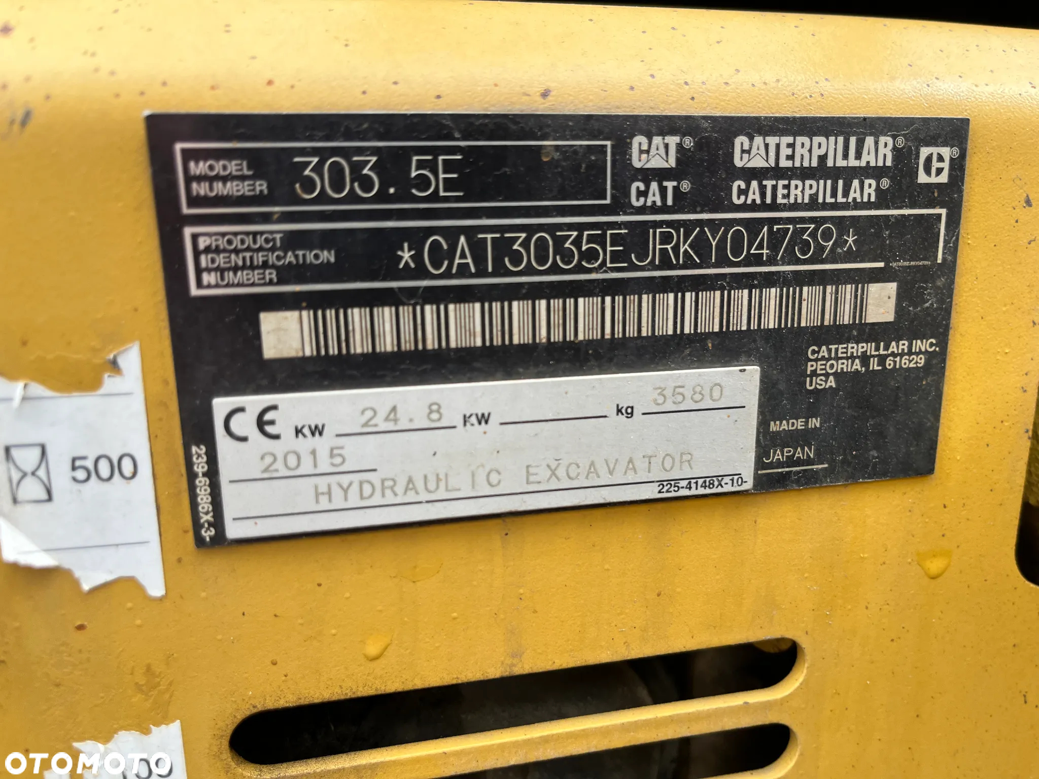 Caterpillar 303.5E - 12
