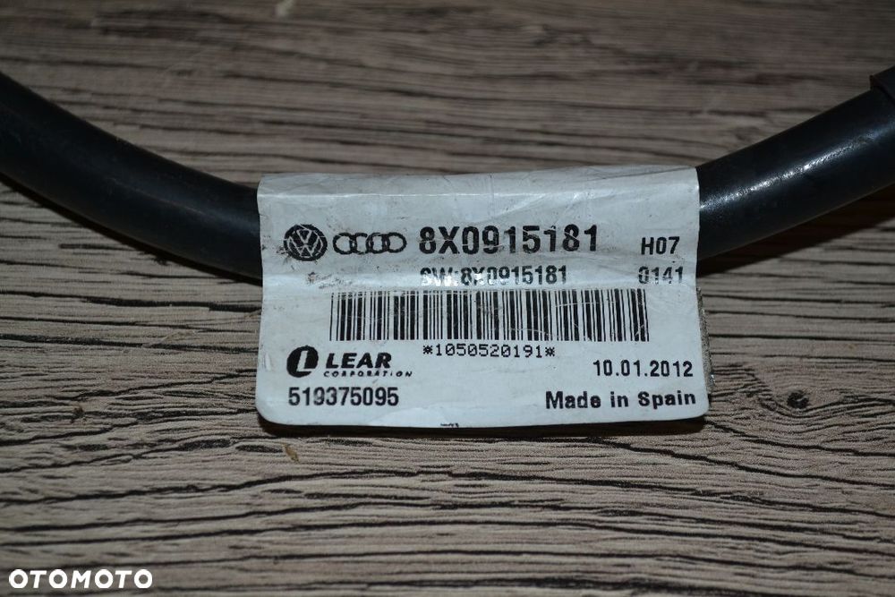 AUDI A1 A3 A4 B8 A5 A6 C7 A7 Q5 Q3 KLEMA MINUSOWA 8X0915181 - 3