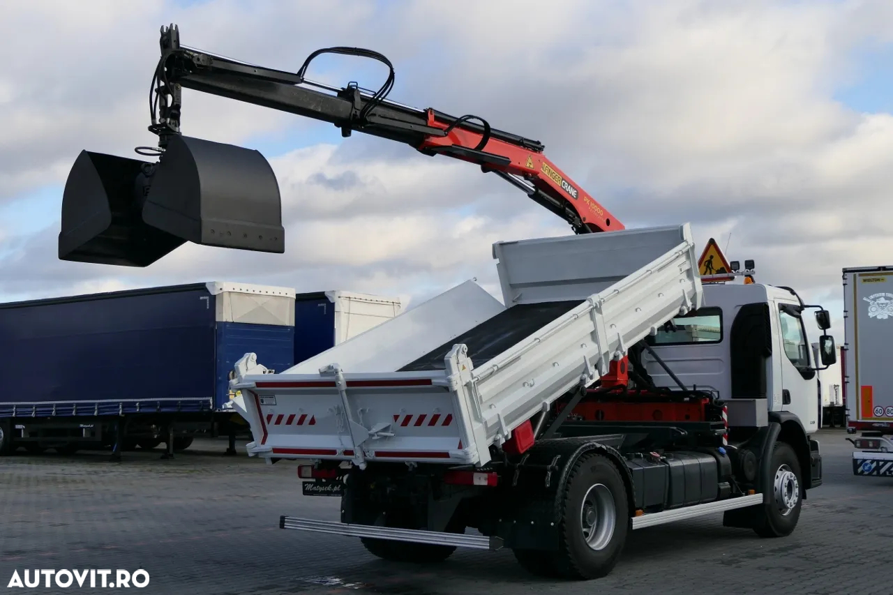 Renault PREMIUM 19T - 320 DXI / Basculant + HDS / Hydroboard / 3-SIDED KIPPER - 4.25M / EURO 5 - 4