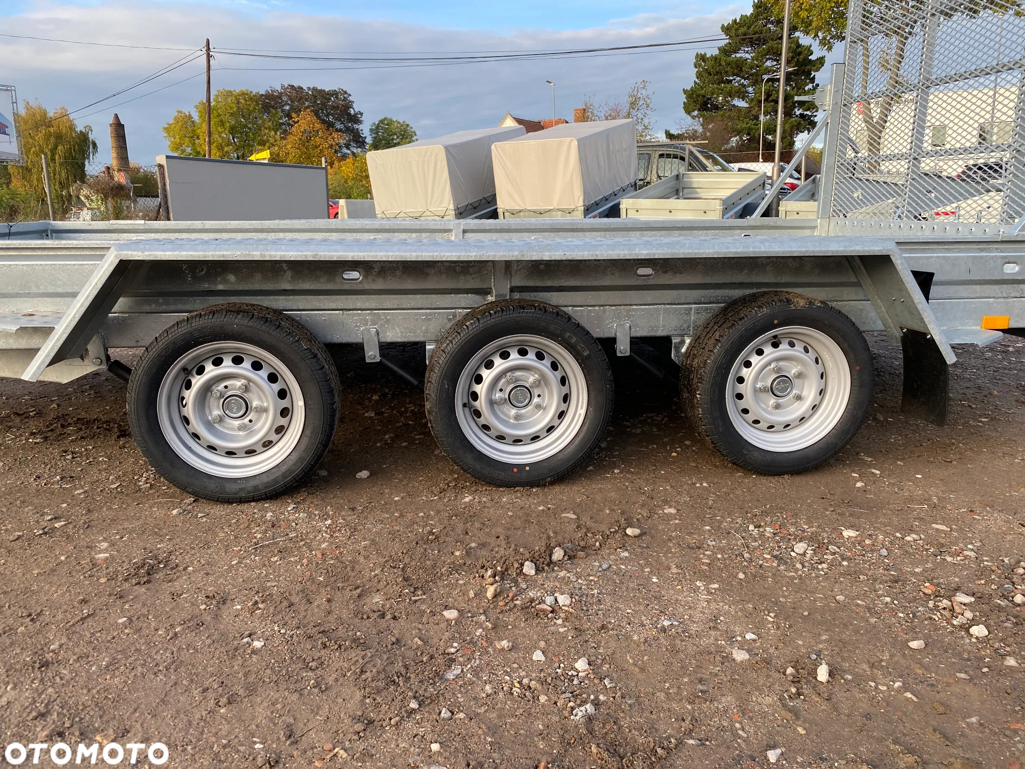Niewiadów | 450X190X18 | DMC 3,5T | R14C | K4035 | Z RAMPĄ NAJAZDOWĄ | DO PRZEWOZU MASZYN I POJAZDÓW 3 OSIOWA | RATY | LEASING | - 10