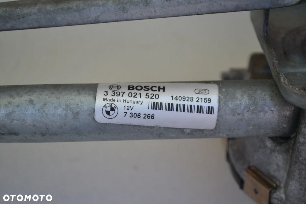 BMW 5 F10 F11 MECHANIZM WYCIERACZEK PRZÓD PRZEDNI KPL EUROPA 7306266 3397021520 - 3