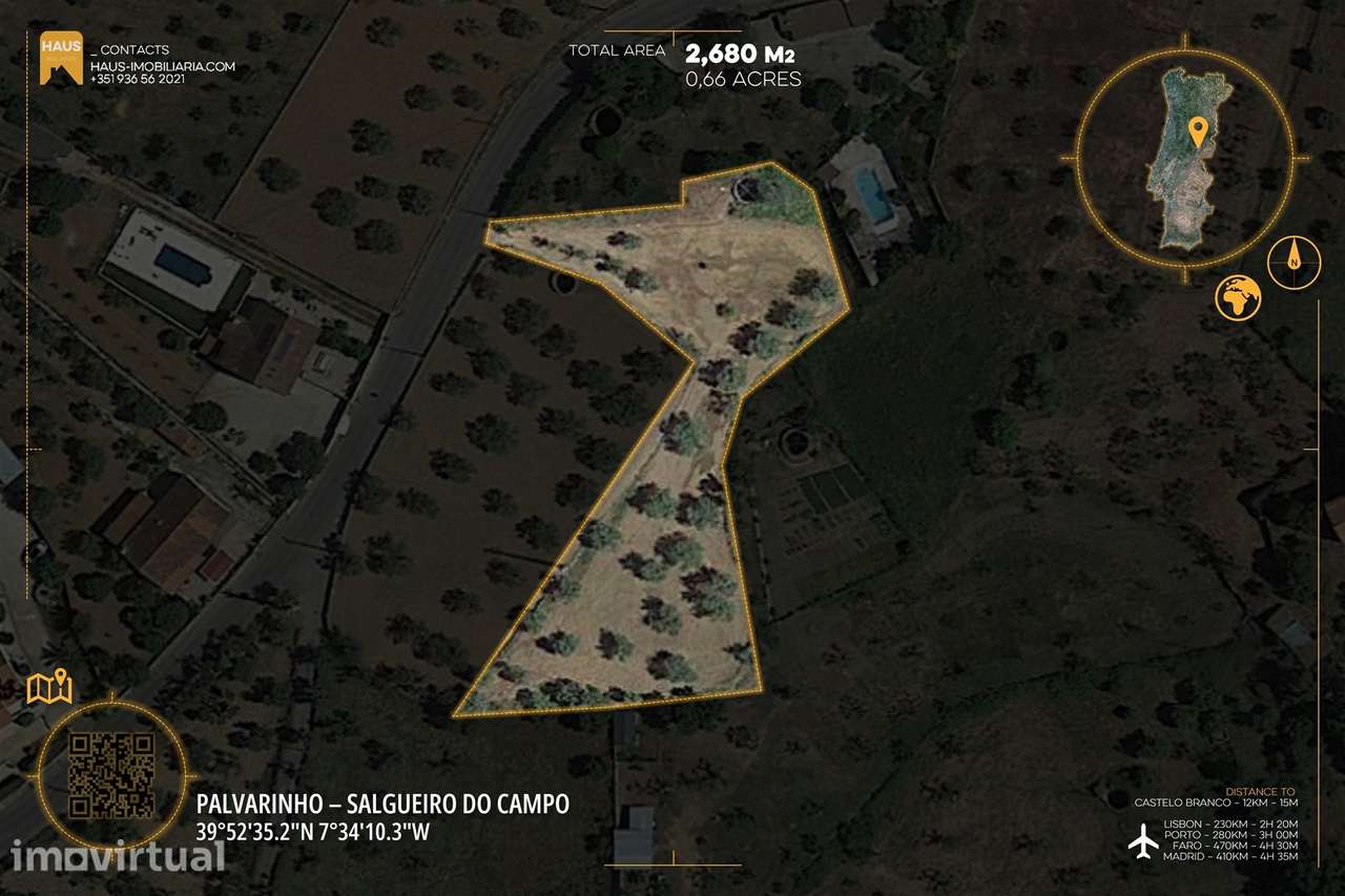 Terreno 2.680m² | Poço e Olival | Palvarinho, Castelo Branco - Grande imagem: 2/20