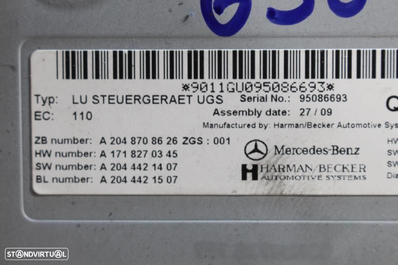 Módulo Eletrónico Mercedes-Benz E-Class Coupé (C207)  A2048708626 / A1 - 2