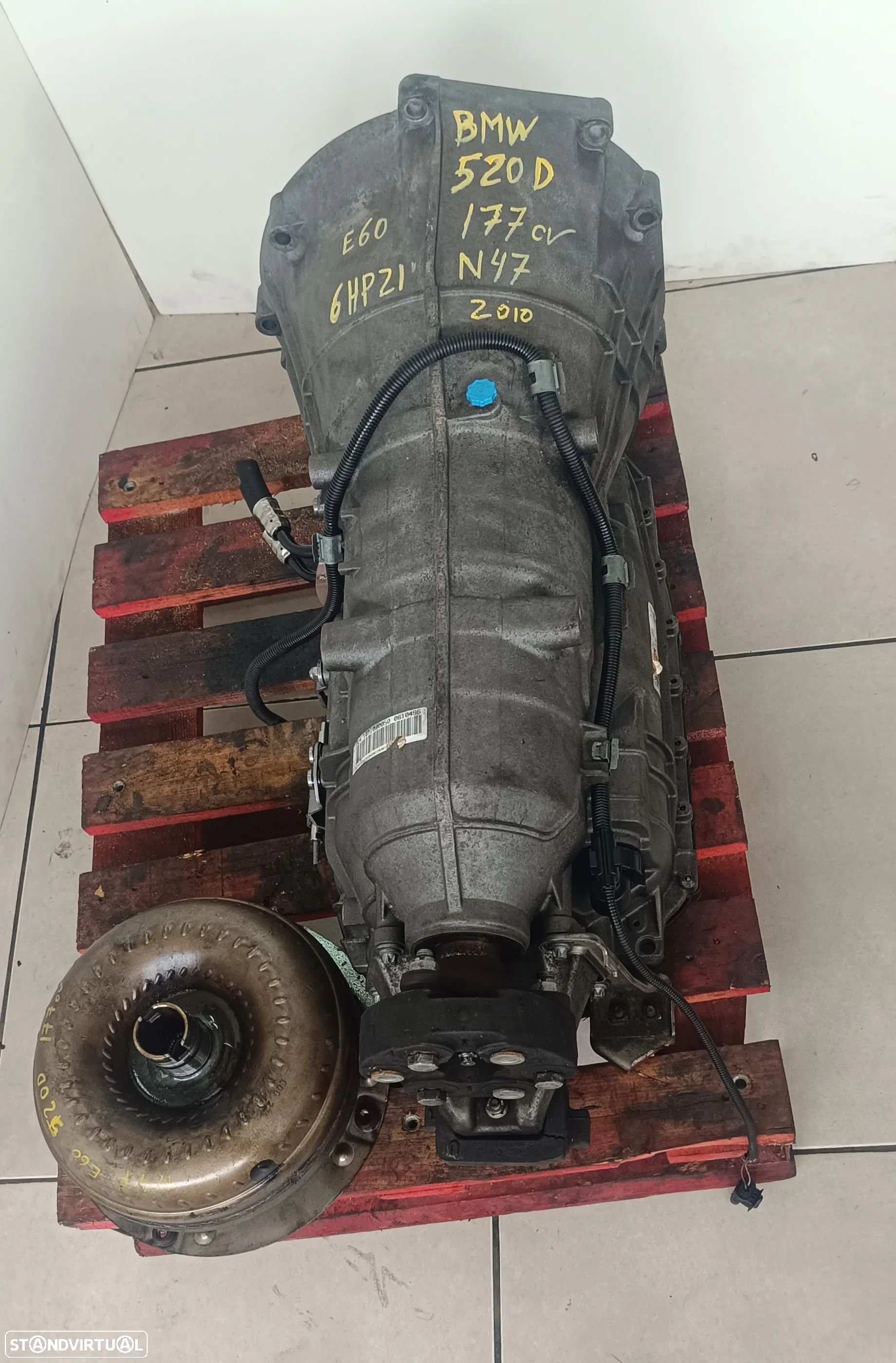 Bmw 520D Caixa Velocidades Automática E60 e61 2010 6HP21 ZF 142W2N motor n47 177cv - 1
