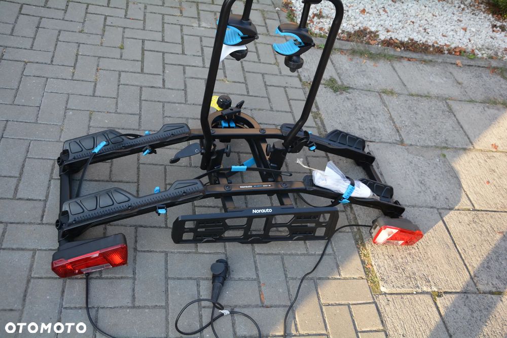 Bagażnik na 2 rowery na hak Norauto do dużych rowerów - 1