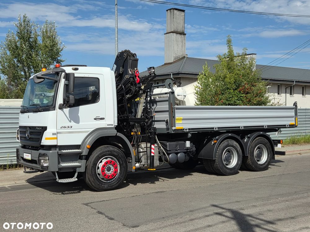 Mercedes-Benz AXOR 2633 6x4 330KM HDS HIAB 122 XS NOWY KIPER WYWROTKA NISKI PRZEBIEG 207tyś.km. - 14