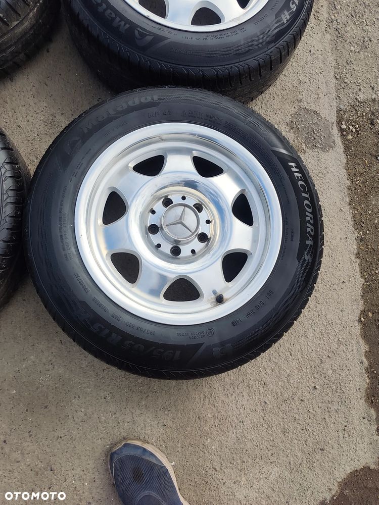 5x112 Felgi Aluminiowe Alufelgi Chrom Chromowane Oryginalne 15 Mercedes Koła Letnie Lato C KLASA W202 W203 CLK W208 W209 W124 W201 190 W W210 SLK R170 R171 6mm Legnica ALU-RAD 195/65 - 23