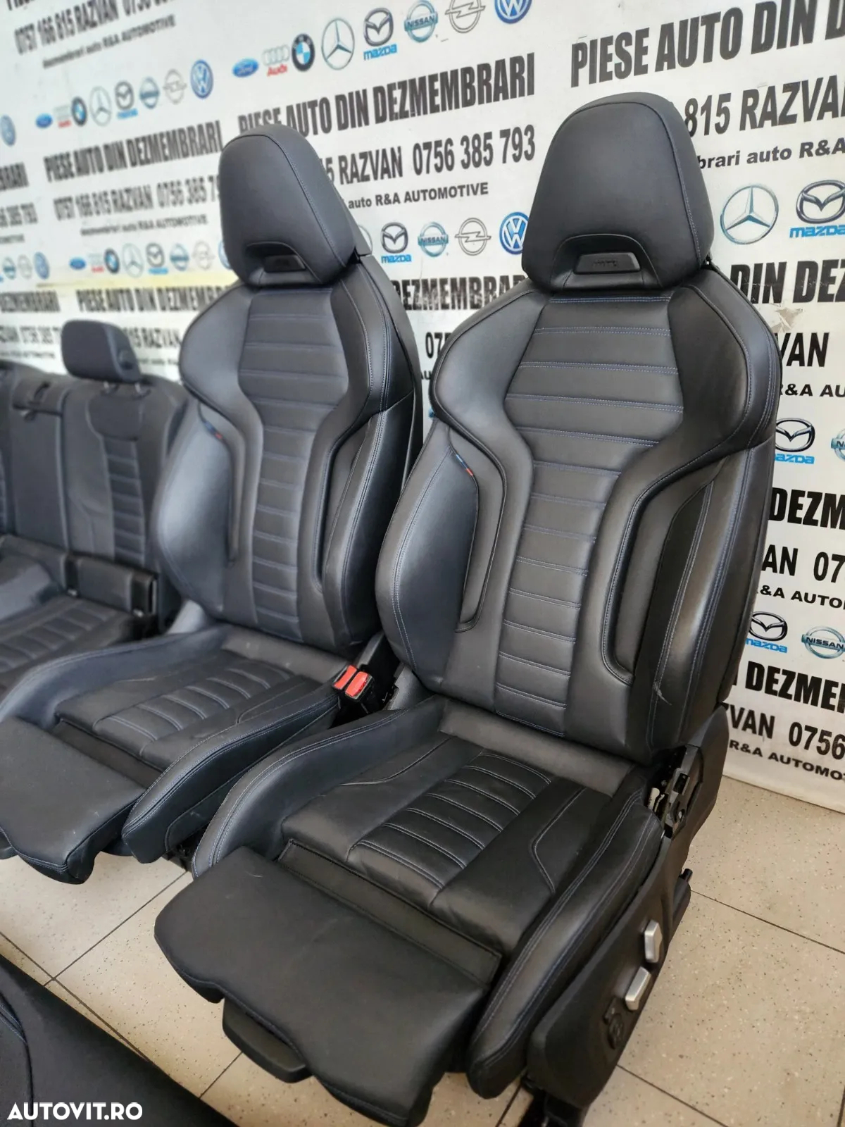 Interior Complet Bancheta Tapiterie Scaune M Pack Rabatabile Volan Stanga Bmw M2 G42 Originale Ca S - 2