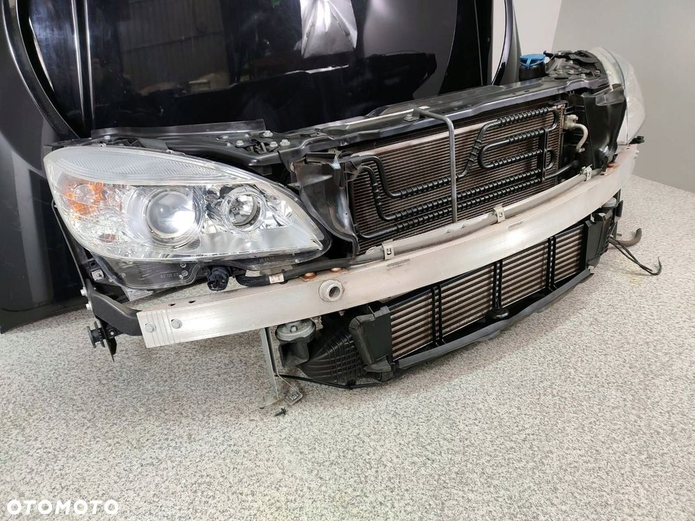 MERCEDES C W204 ZDERZAK AMG MASKA BŁOTNIK LAMPY BI XENON CHŁODNICE PAS - 7