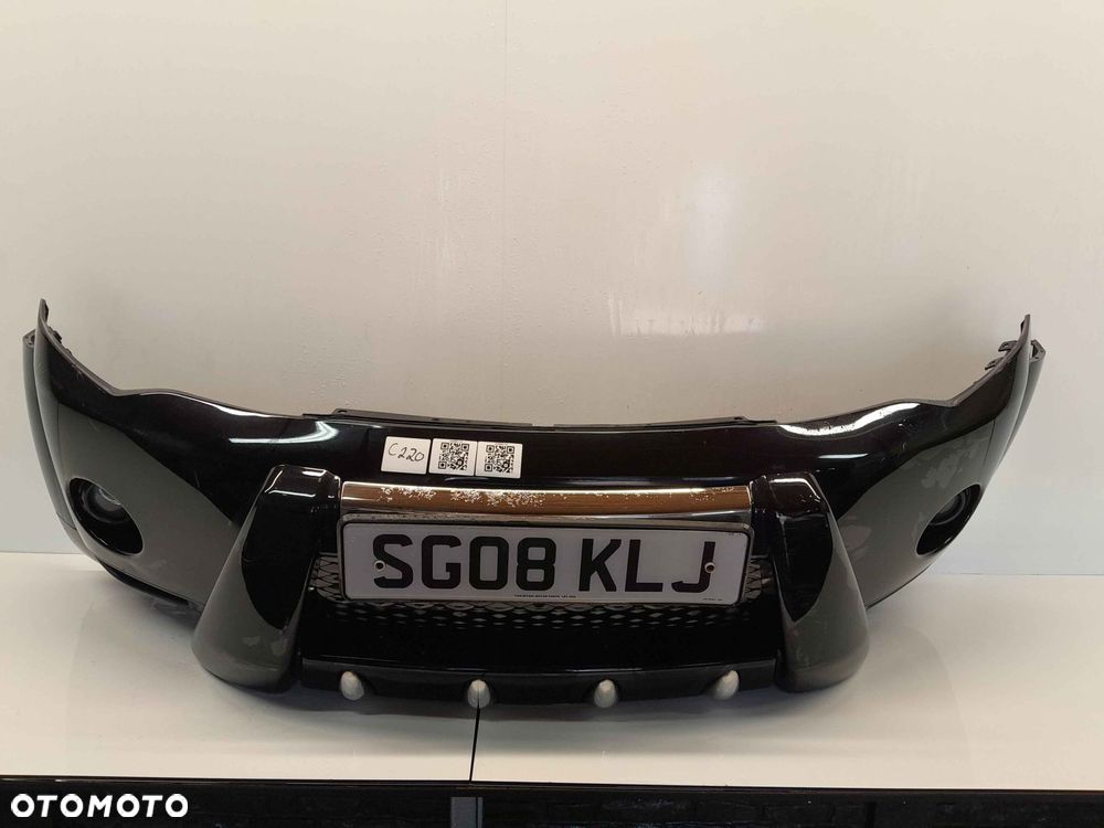 } ZDERZAK PRZÓD PRZEDNI MITSUBISHI OUTLANDER 2 II X19 CZARNY HALOGENY - 1