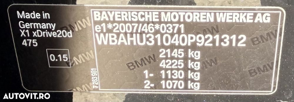 BMW X1 xDrive20d Aut. - 23