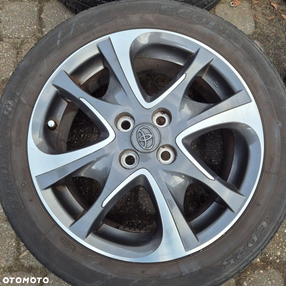 LATO KOŁA 195/50 R16 ORYGIN. TOYOTA YARIS COROLLA KIA RIO SWIFT MAZDA 2 I10 - 5