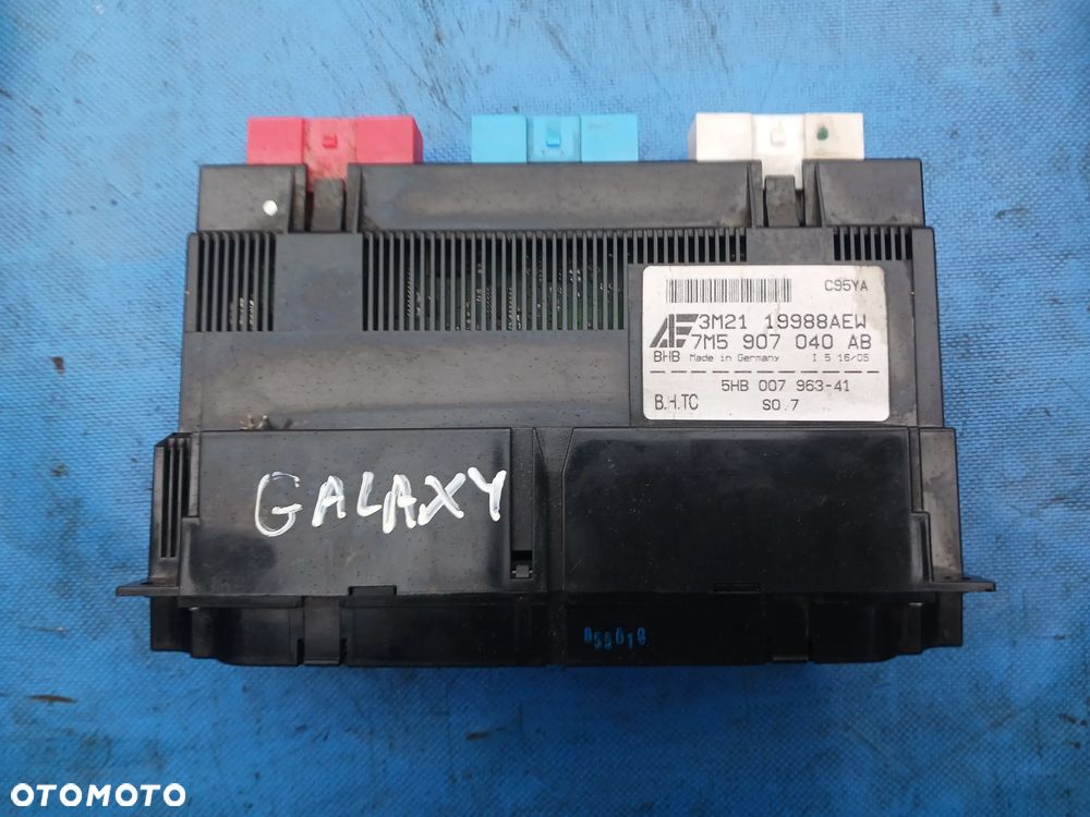 Panel klimatyzacji Volkswagen Sharan I 1 FL Seat Alhambra Ford Galaxy Mk2 L:ift 7M5907040AB  7M5907040B panel nawiewu sterowania ogrzewania temperatury - 2