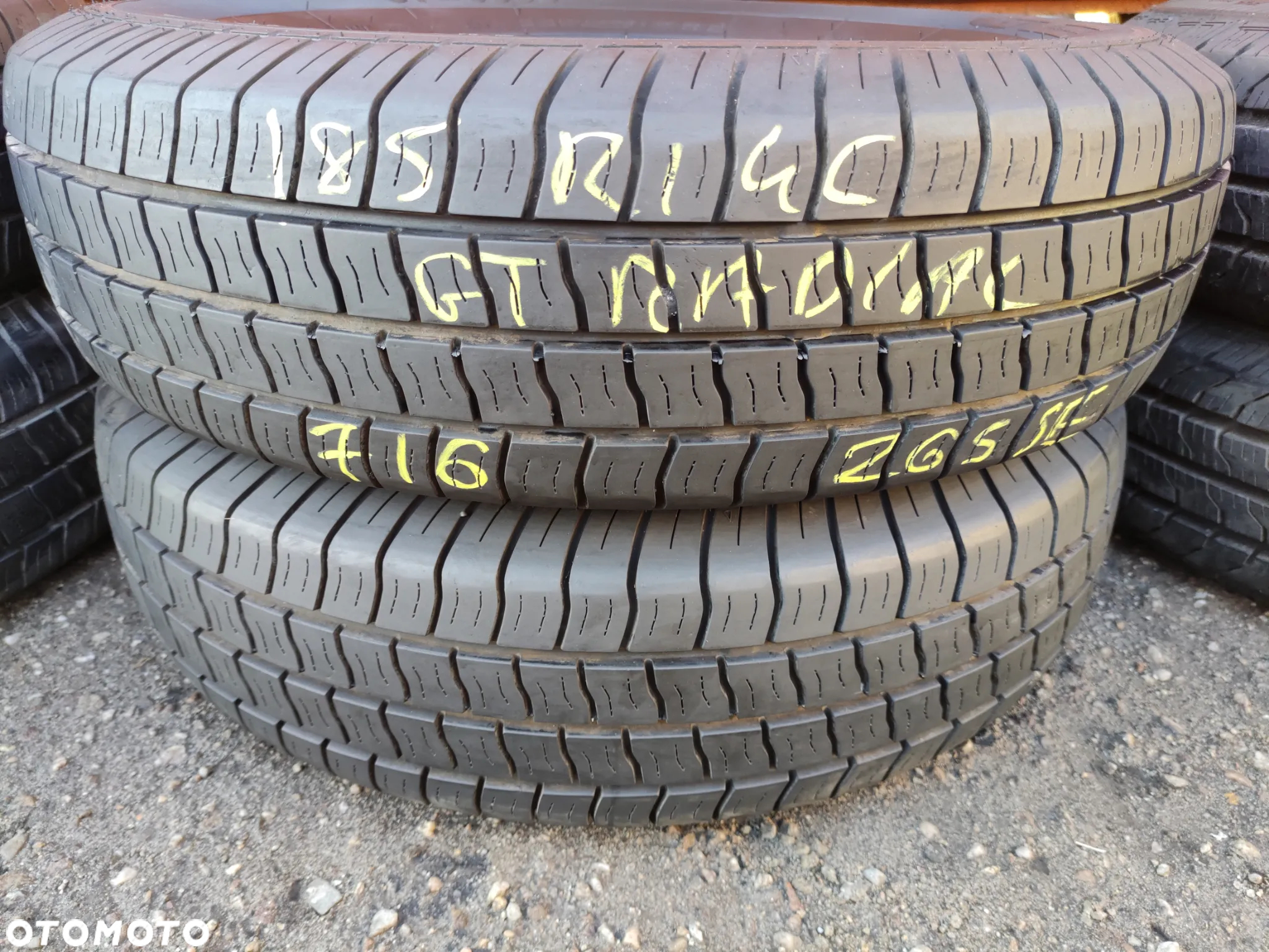 185/80R14C 14 C 185R14C Opony Letnie Lato GTRadial KargoMax C 7mm ST-6000 Platin RP510 VAN 8mm Legnica ALU-RAD 185/80 - 8