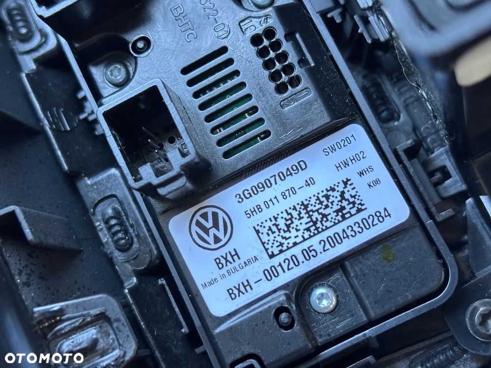 Vw Passat B8 kratka nawiewu panel klimatyzacji sterowania tył 3G8864298 3G0907049D - 5