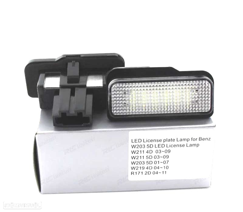 LUZES DE MATRICULA LED PARA MERCEDES CLASSE C W203 W211 - 6