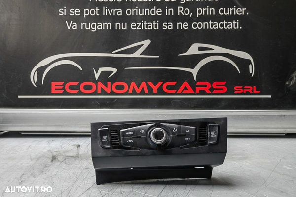 Panou comanda clima, cod  8K1820043AF, Audi A4 (8K).