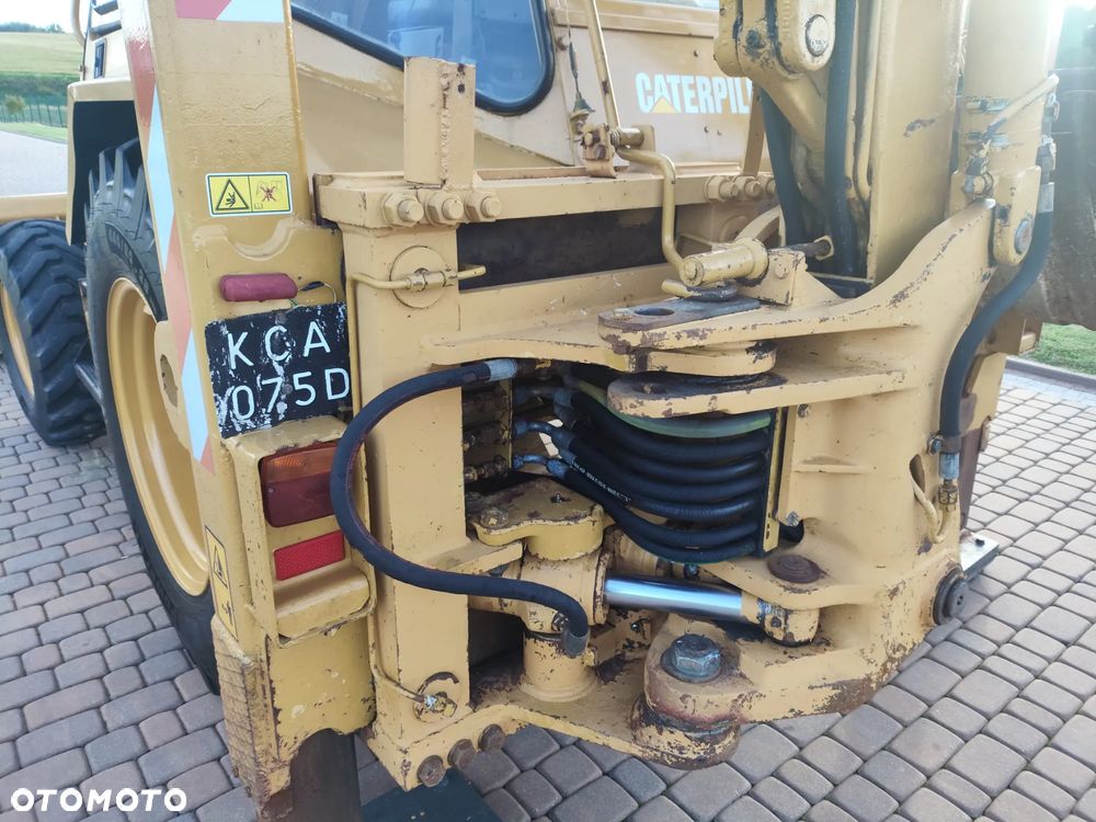 Caterpillar 428B , KOPARKO-ŁADOWARKA  , NOWE OPONY , Z FIRMY PAŃSTWOWEJ , STAN SUPER - 21