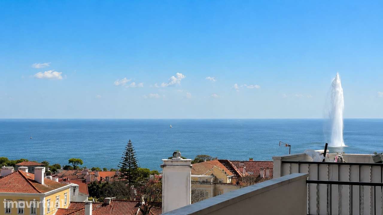 Apartamento T3, 111 m², Vista Mar, centro histórico de Paço de Arcos - Grande imagem: 2/18