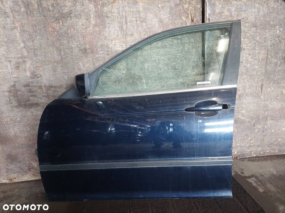 DRZWI KOMPLETNE LEWY PRZÓD BMW E46 SEDAN TOURING 317/5 ORIENTBLAU METALLIC - 1