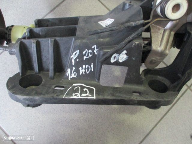 Selector De Velocidades 9654072280 PEUGEOT 207 2006 1.6HDI PEUGEOT 207 A7 2006 1.6HDI 90CV 5P CINZA 5 VELOCIDADES - 2