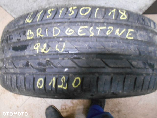 Opona pojedyńcza 215/50r18 bridgestone turanza t001 7,8mm lato