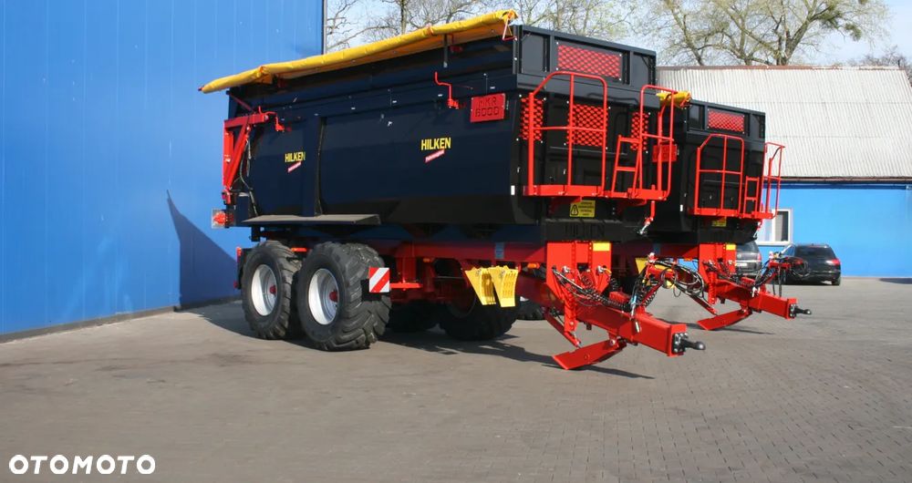 HILKEN MKR 6000 przyczepa rolnicza / tandem / wywrotka skorupowa