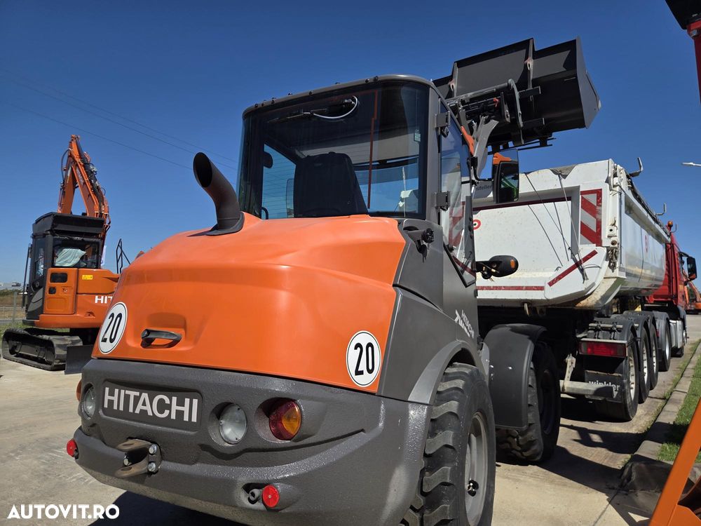 Hitachi ZW75-6, 2023, 151h, EX DEMO, 6 tone, ridica 2,4tone la 3,2m, Cupla rapida, CUPA 1mc, FURCI, articulat, transmisie 4x4, Deutz 75CP, 2 locuri, produs in Germania, posibilitate leasing 4 ani-PROMOTIE 51.900 EUR+Tva - 18