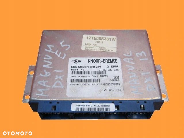 RENAULT PREMIUM DXI KASETA STEROWNIK EBS 486106085 - 1