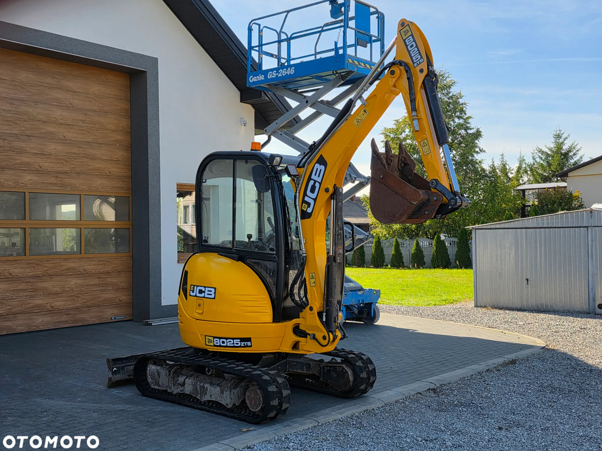 JCB JCB 8025 ZTS mini koparka sprowadzona 3 łyżki 8026 1 wł ładna - 18