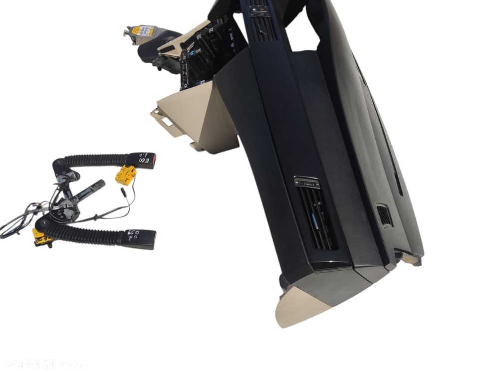 DESKA KONSOLA PODUSZKA AIR-BAG NAPINACZE SENSOR BMW 5 E60 E61 LIFT LCI 07- - 6