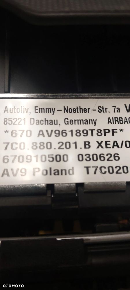 Airbag vw t6.1 crafter - 3