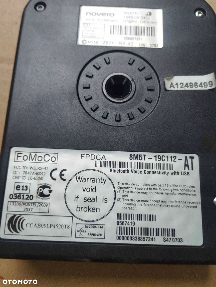moduł bluetooth ford mondeo mk4,s-max przedlift - 1