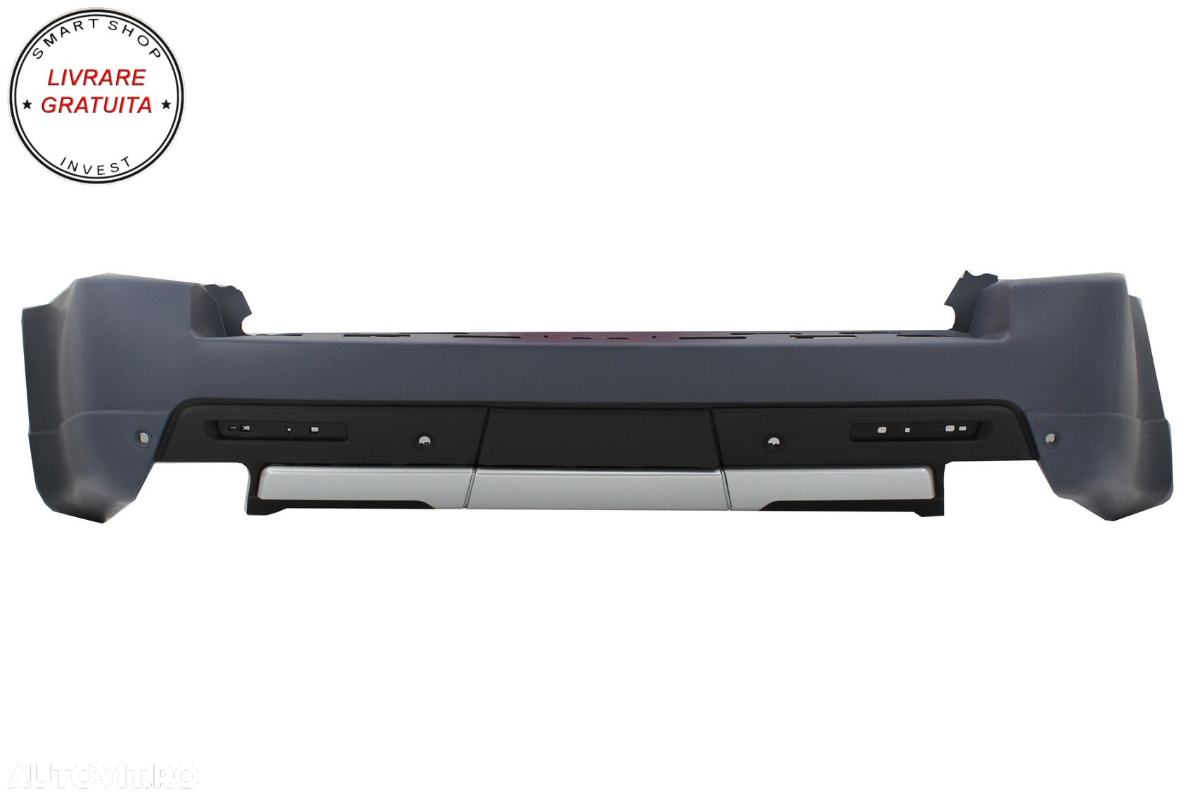 Pachet Exterior cu Grila Centrala Rosu Negru Land Range Rover Sport L320 Facelift - livrare gratuita - 10