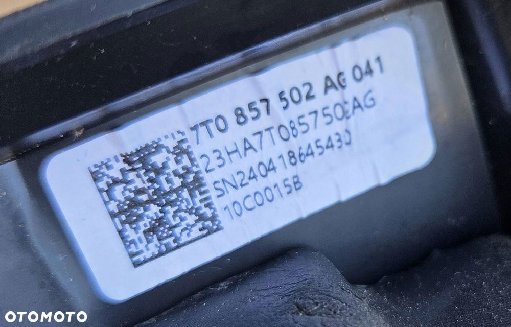 volkswagen multivan t7 elektryczne lusterko prawe drzwi przednich 9+2 pin - 5