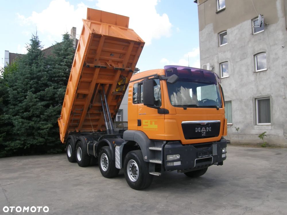MAN TGS 41.440 8x4 470000km manual wywrotka Meiller-Kipper z Niemiec - 8