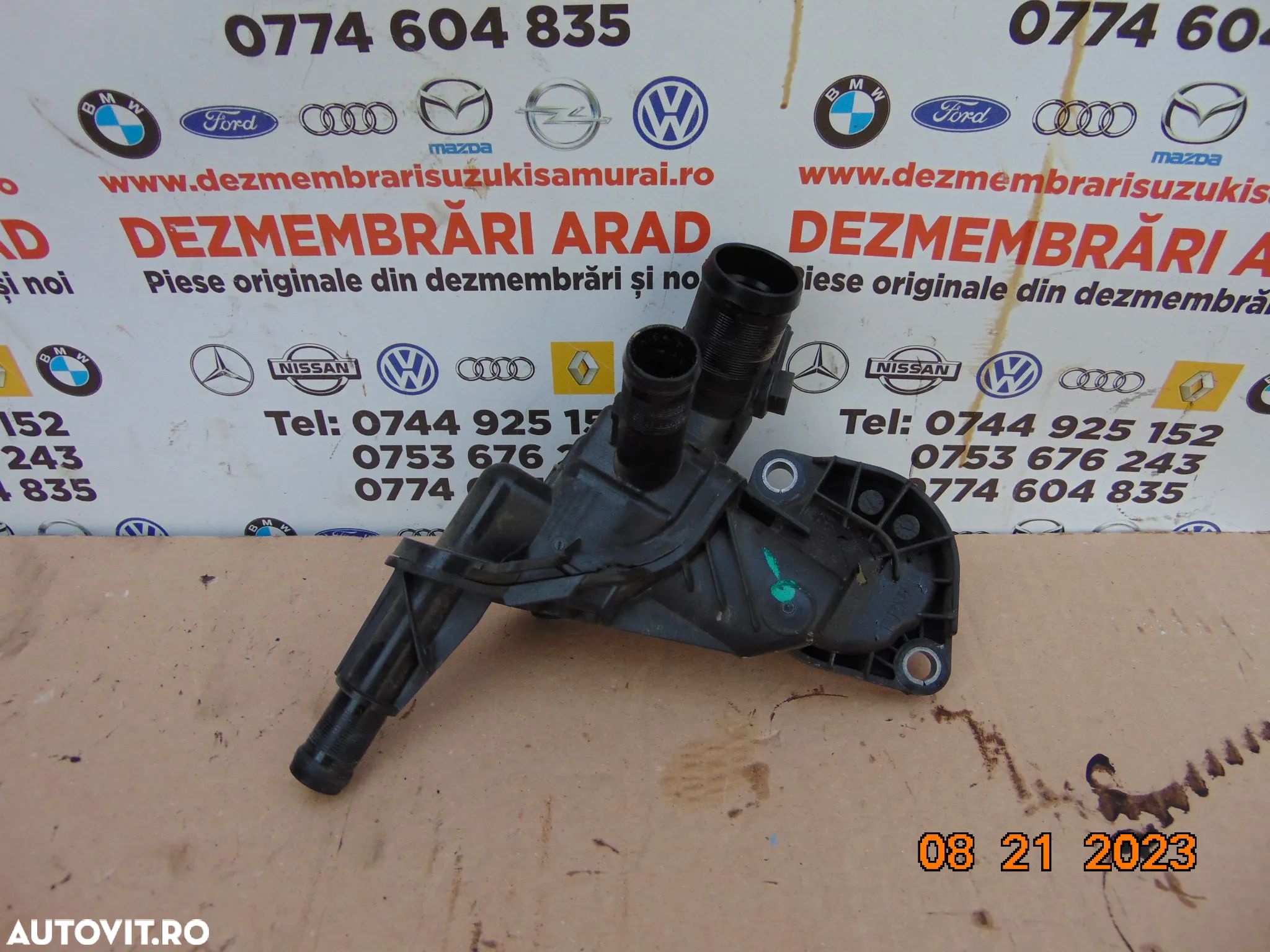 carcasa Termostat Dacia 0.9 Logan Sandero mcv renault clio Captur  0.9tce carcsa termostat r - 1