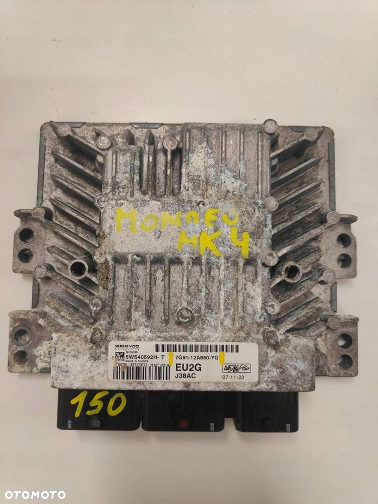 Ford Mondeo mk4 7G91-12A650-YG KOMPUTER STEROWNIK SILNIKA - 1