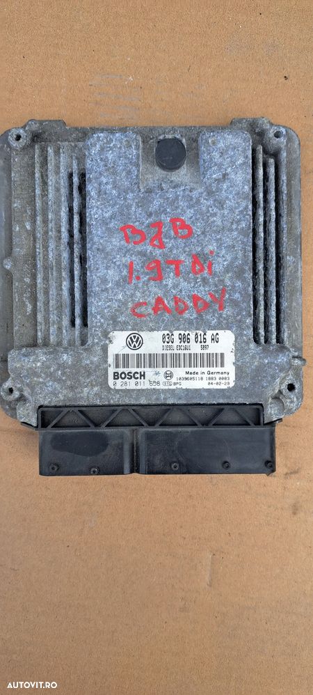 Calculator motor Volkswagen Caddy 1.9 tdi BJB - 1