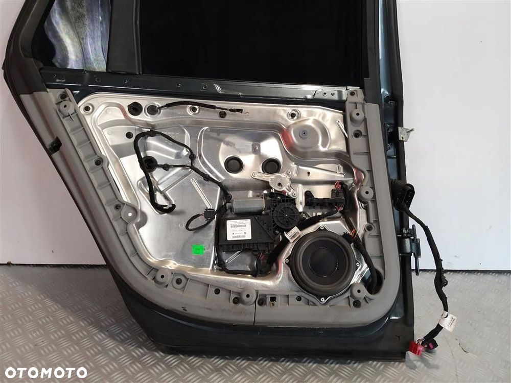 Drzwi tylne lewe tył VW Phaeton 2002-2007 SZARY LR7T - 12
