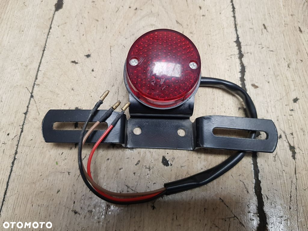 Lampa tył uchwyt tablicy Harley Cafe Racer Bobber Chopper Drag - 2