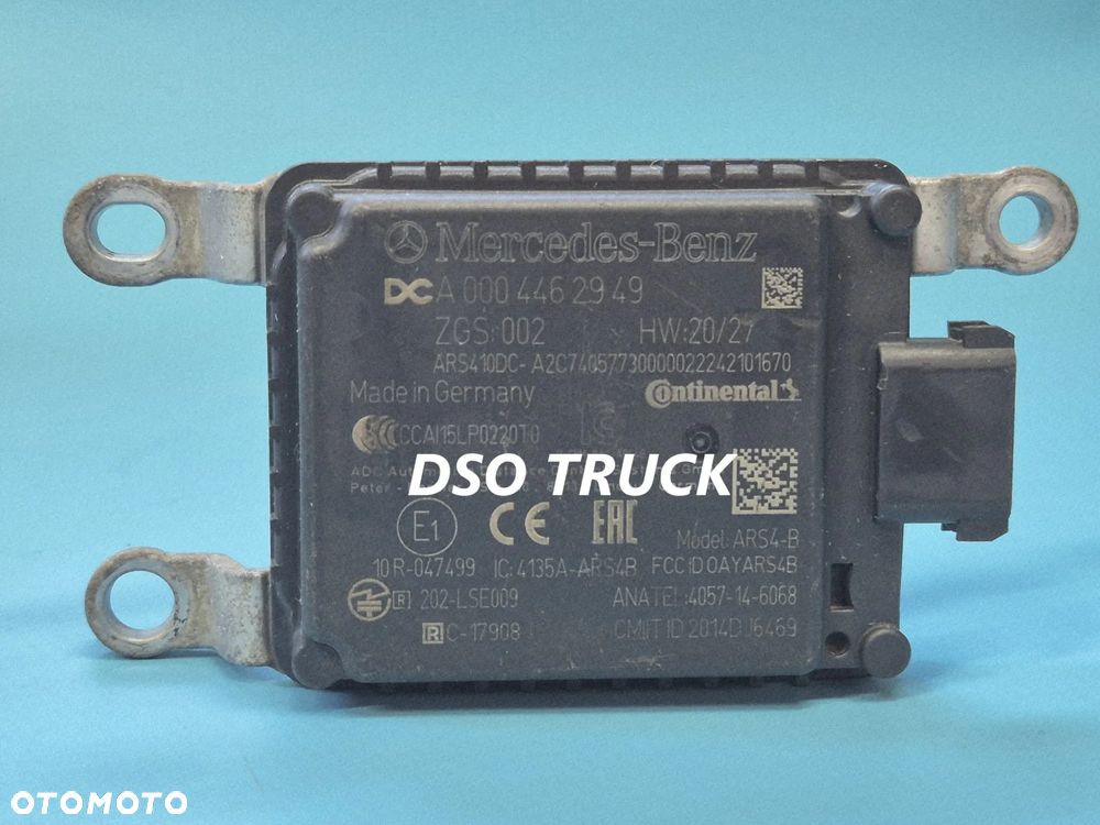 Radar Czujnik Odleglosci MERCEDES ACTROS MP4 A0004462949 - 2