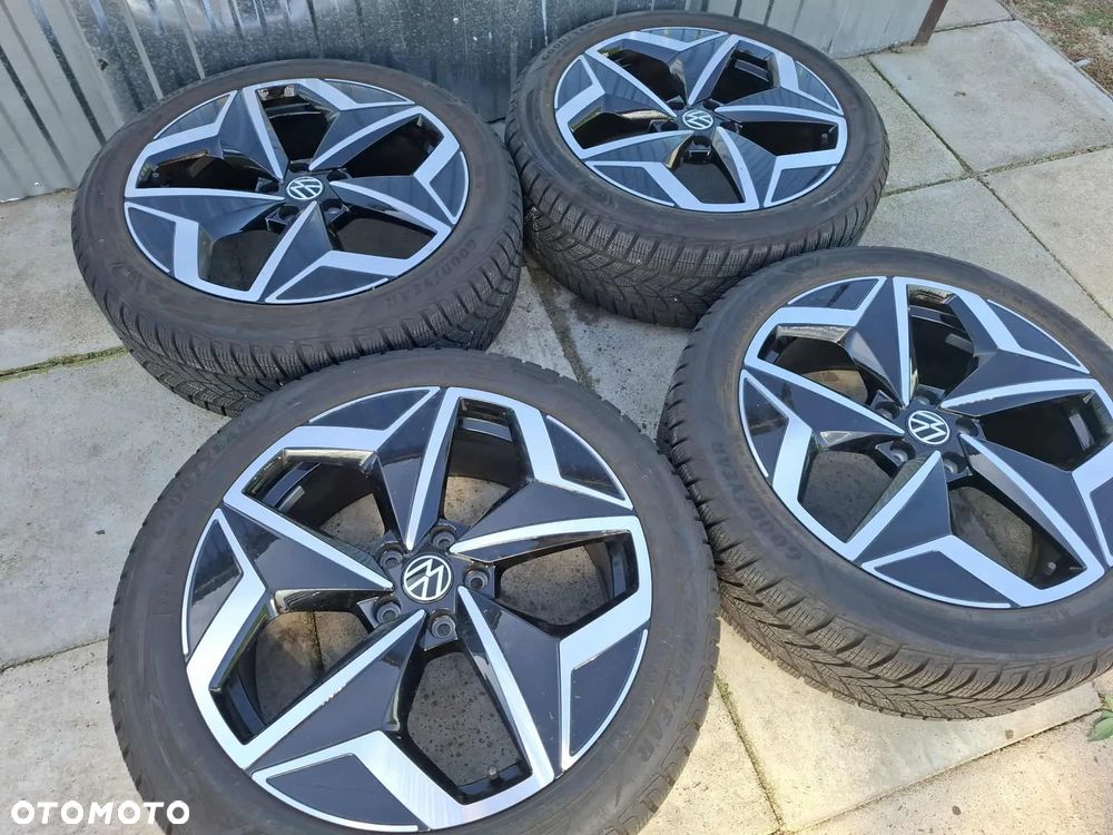 KOŁA ZIMOWE ALUMINIOWE R19 ID3 ID4 10a601025h 7,5 x19 ET50 5x112 OPONY GOODYEAR JAK NOWE - 3