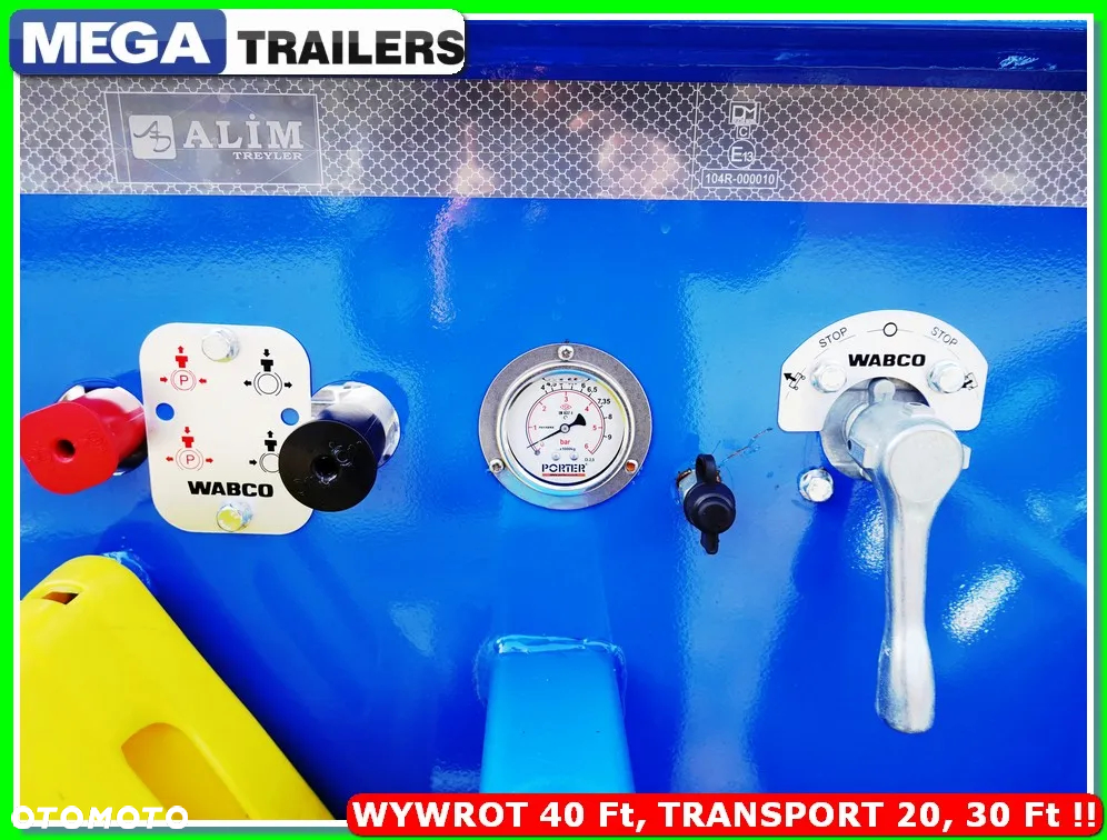 Mega 65 m³ wywrotka na kontener 40 Ft / do 44,0 T DMC zestawu !!! - 26